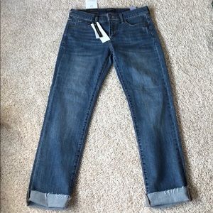 NWT Banana Republic - Girlfriend Jeans, Cuffed